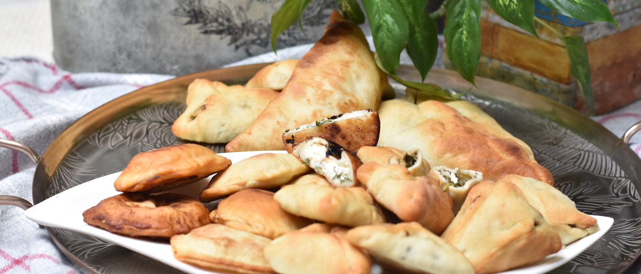 Lebanese Fatayers - Cheese & Spinach